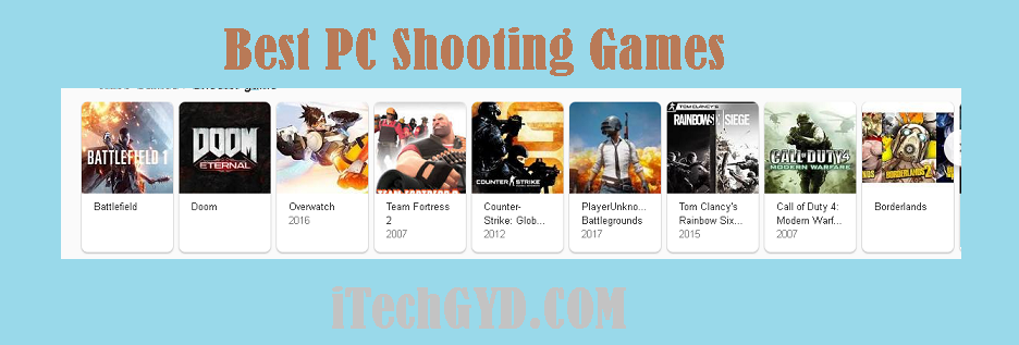 Best PC Shooting Games