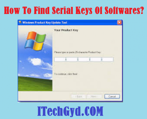 Find Serial Keys Of Softwares