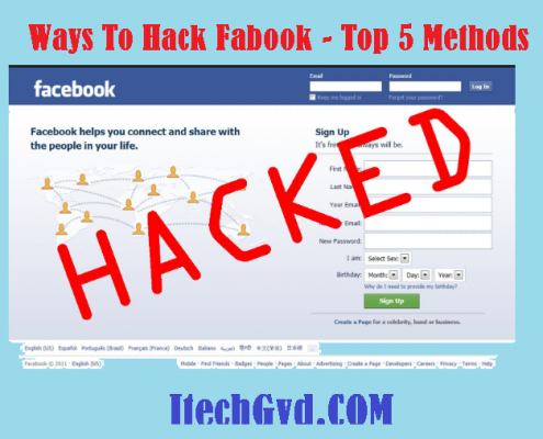ways to hack facebook