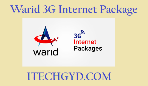 warid 3g packages