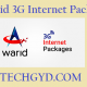 warid 3g packages