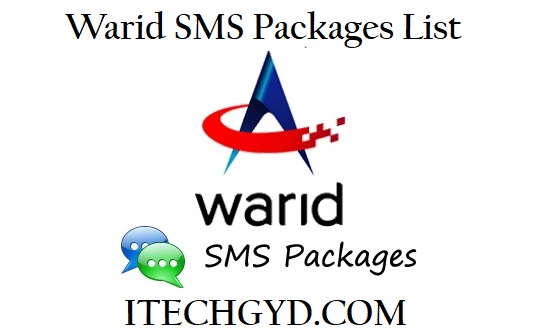 warid sms packages